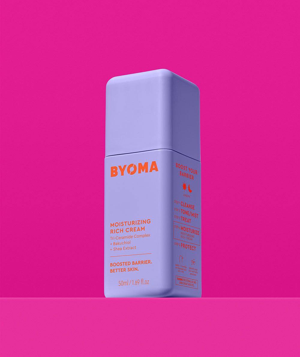 کرم مرطوب کننده ریچ انواع پوست بایوما Rich all skin types Cream moisturizer byoma - تصویر 3