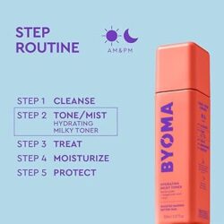 تونر روشن کننده و مرطوب کننده پوست بایوما  Byoma Brightening Toner