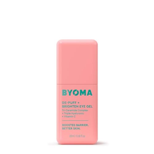 ژل دورچشم ضد پف و روشن کننده و آبرسان بایوما  Byoma De-puff + Brighten Eye Gel