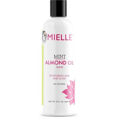 IMG_3298 روغن بادام میله Mielle Organics Mint Almond Oil