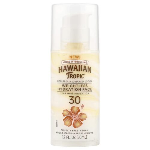 ضد آفتاب  محافظ صورت هاوایی Hawaiian Tropic Hydrating Face SPF 30 (50ml)