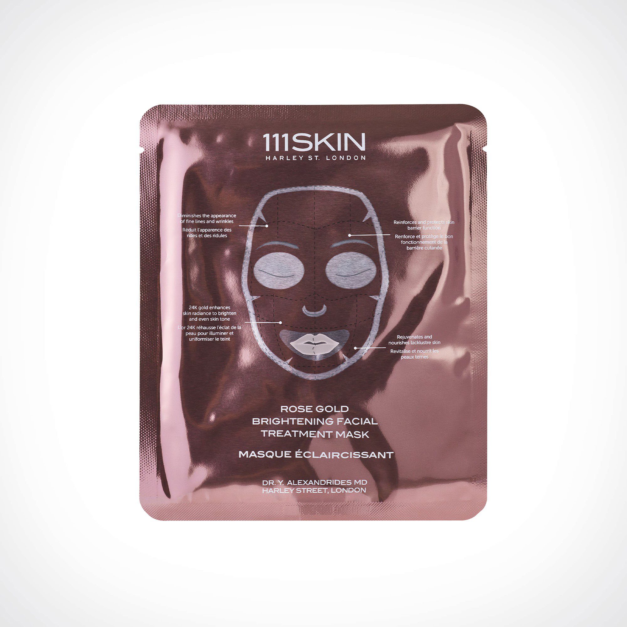 ماسک روشن کننده 111skin SKIN ROSE GOLD BRIGHTENING FACIAL TREATMENT MASK
