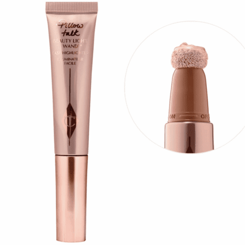 هایلایتر مایع شارلوت تیلبری مدل هالیوود بیوتی لایت واند حجم ۵میل دلوکس CHARLOTTE TILBURY BEAUTY LIGHT WAND SPOTLIGHT My candlelit gold liquid highlighter