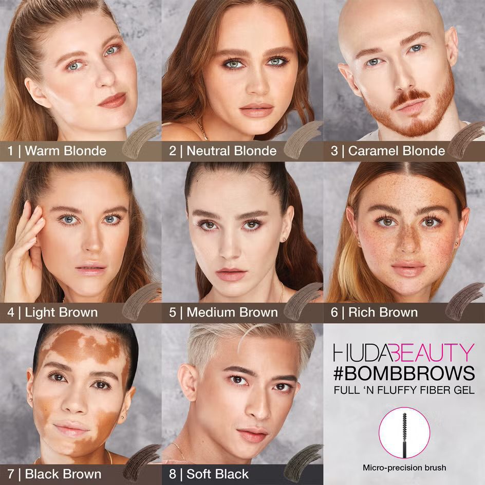 ژل ابرو مدل بمب بروز هدی بیوتی BOMBBROWS Eyebrow gel Huda Beauty - تصویر 6