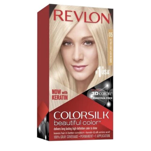 رنگ مو بدون آمونیاک کالر سیلک رولونcolor  Revlon Revlon colorsilk beautiful
