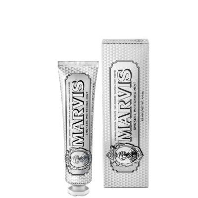 IMG_3769 خمیر دندان سفید کننده نعنایی وارویس Marvis Whitening Mint smoke Toothpaste