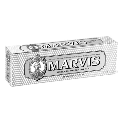 IMG_3770 خمیر دندان سفید کننده نعنایی وارویس Marvis Whitening Mint smoke Toothpaste