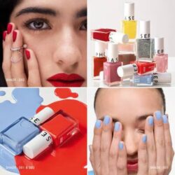 IMG_3796 لاک ناخن آبی پاستیلی ملایم سفورا Sephora Collection Nail Polish