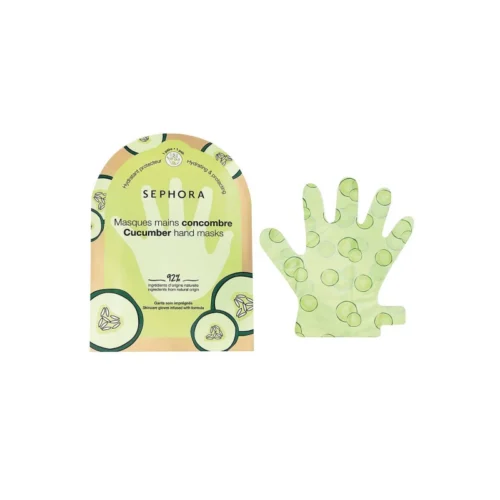 ماسک ورقه ای دست خیار سفورا | Sephora Cucumber hand Mask