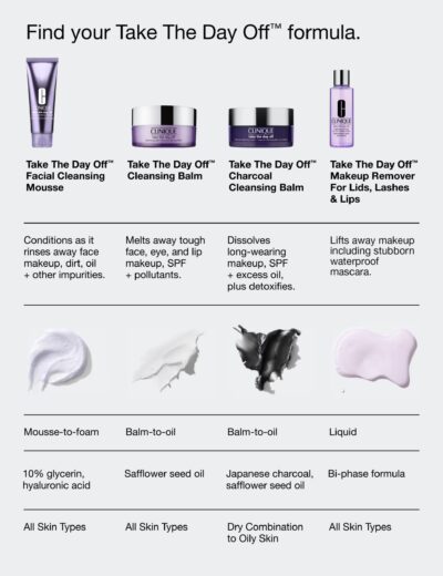 فوم پاک کننده میکاپ و شوینده صورت کلینیک Take The Day Off™ Facial Cleansing Mousse clinique