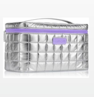 کیف صندوقچه ای نقره ای کلینیک  bag clinique silver