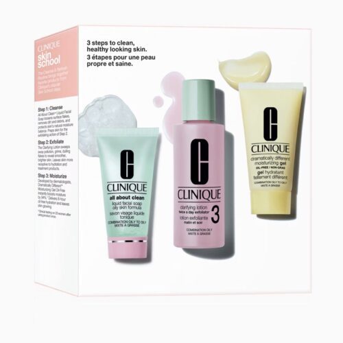 پک پوست مختلط و چرب کلینیک clinique combination and oily skin mini pack