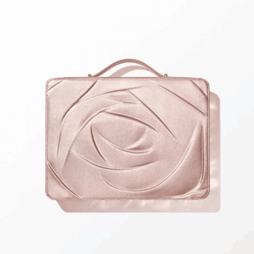 کیف چمدون دستی لانکوم LANCOME Gold Rose Large Makeup Bag Travel Case