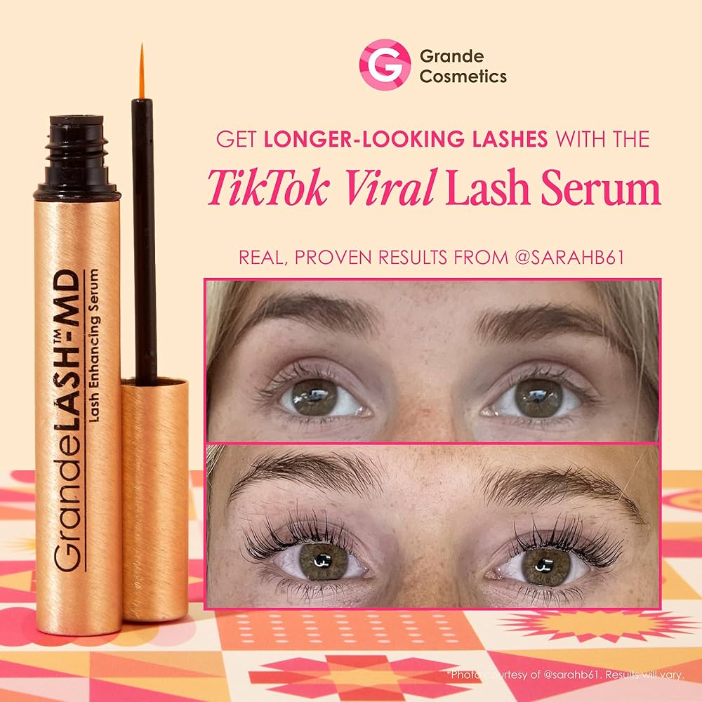 سرم تقویت کننده مژه گراند لش ام دی گراند کازمتیک فول سایز Grande Cosmetics Grande LASH-MD Lash Enhancing Serum full - تصویر 3