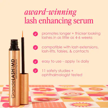 سرم تقویت کننده مژه گراند لش ام دی گراند کازمتیک فول سایز Grande Cosmetics Grande LASH-MD Lash Enhancing Serum full - تصویر 4