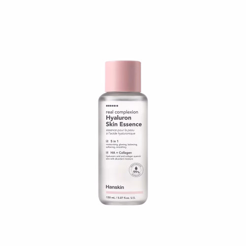 hanskin-real-complexion-hyaluron-skin-essence-150ml اسنس هالورون اسکین ۵-در-۱ از برند هنسکین