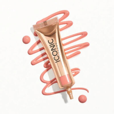 IMG_9679 رژگونه مایع آیکونیک لندن مدل Sheer Blush رنگ Rose Riot