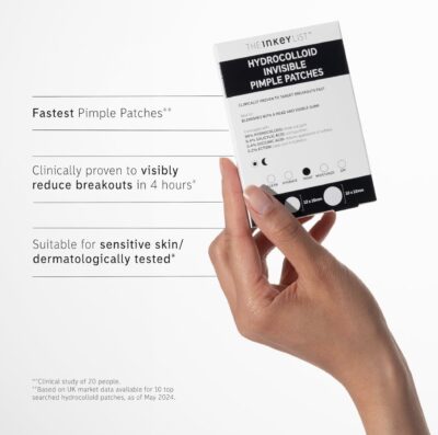 Screenshot پچ ضد جوش هیدروکلوئید نامرئی حاوی سالیسیلیک اسید | The INKEY List Hydrocolloid Invisible Pimple Patches